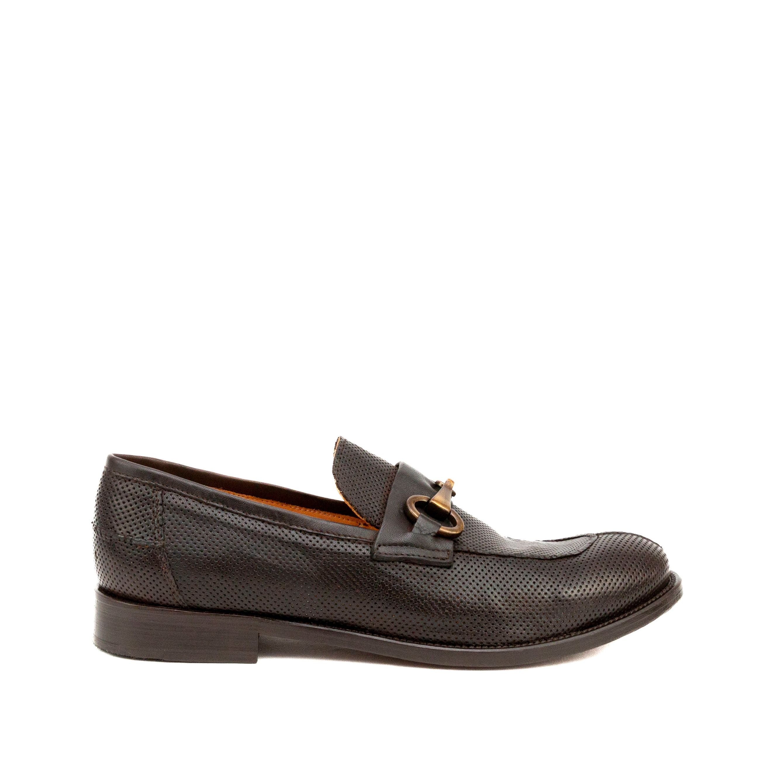 JP/DAVID Mocassini uomo PELLE VINTAGE 38767/9 ter - f - Musto Calzature srl