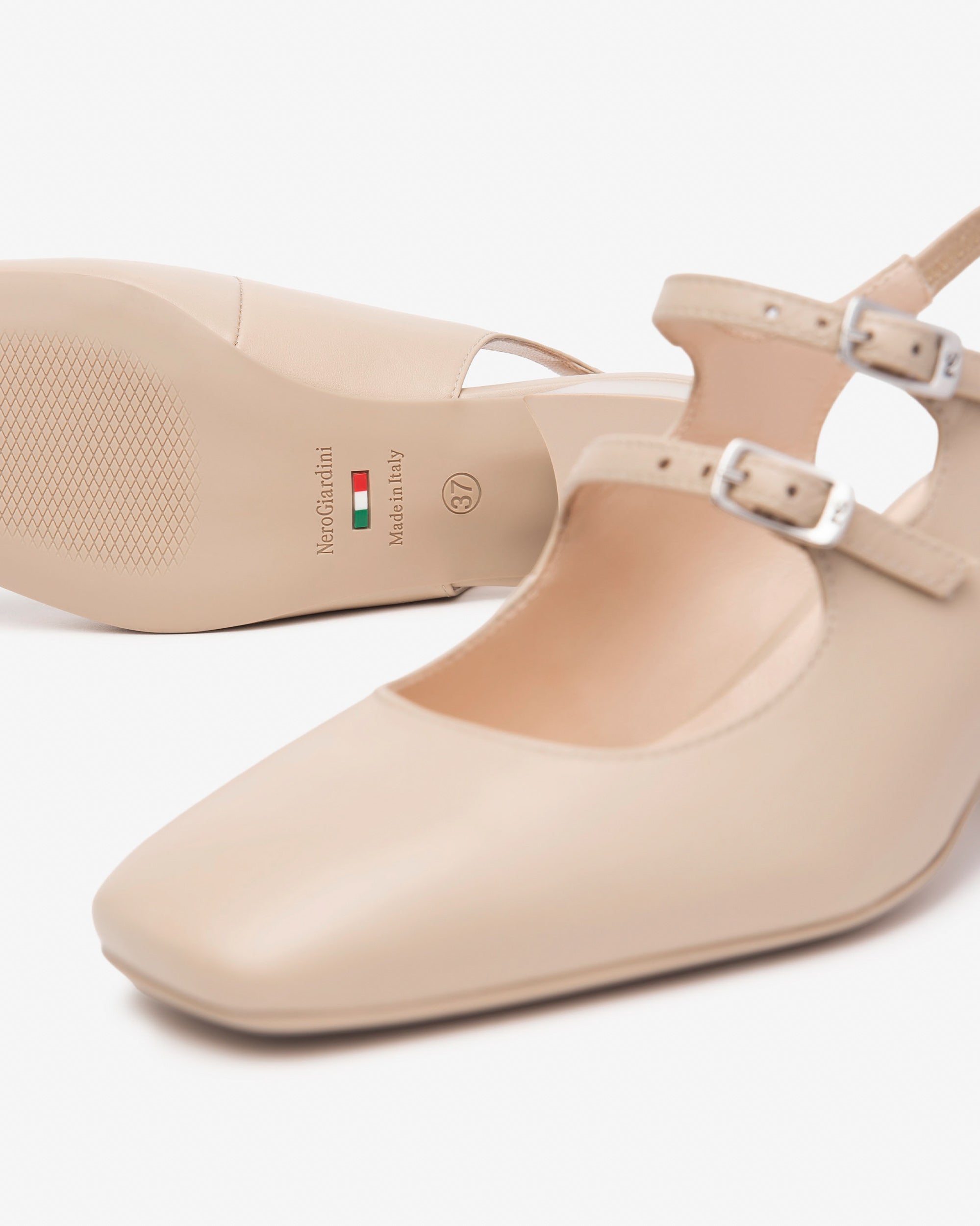 NeroGiardini décolleté Mary Jane in pelle - Musto Calzature srl