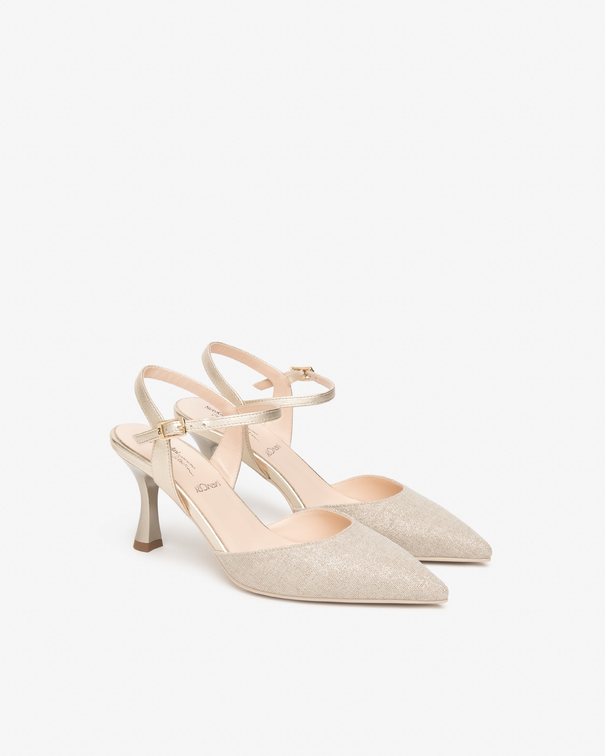 NEROGIARDINI Decolletè TESSUTO LUREX E615440DE - Musto Calzature srl