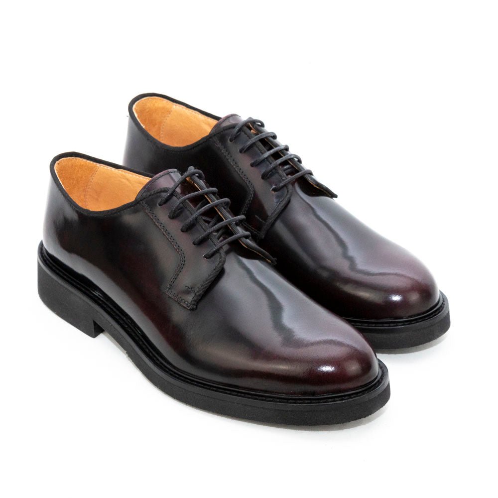 EXTON Stringate uomo PELLE ABRASIVATA 443 abr - Musto Calzature srl