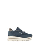 NeroGiardini sneakers da donna in pelle scamosciata con suola alta - Musto Calzature srl