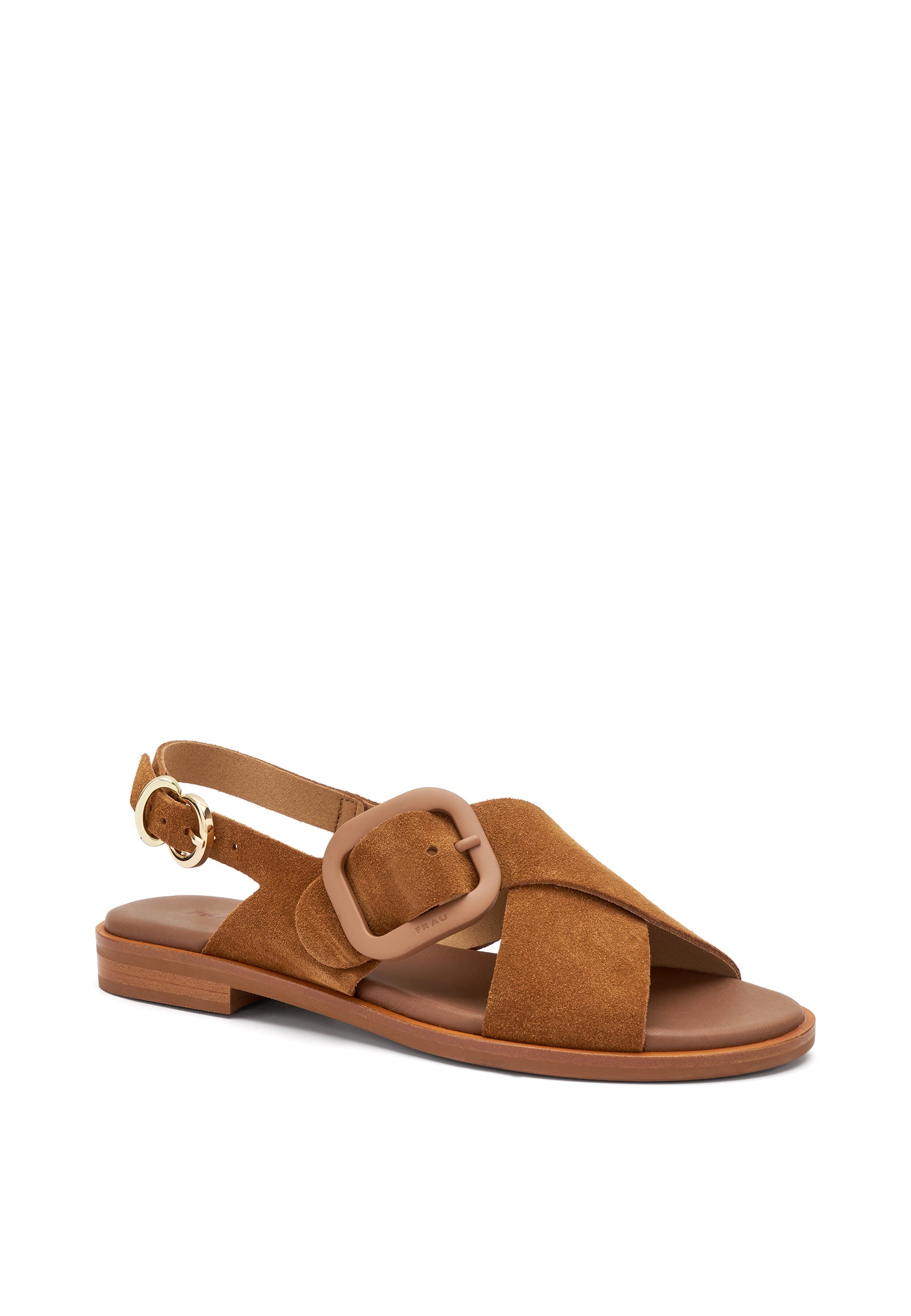 FRAU sandalo da donna basso in pelle scamosciata - Musto Calzature srl