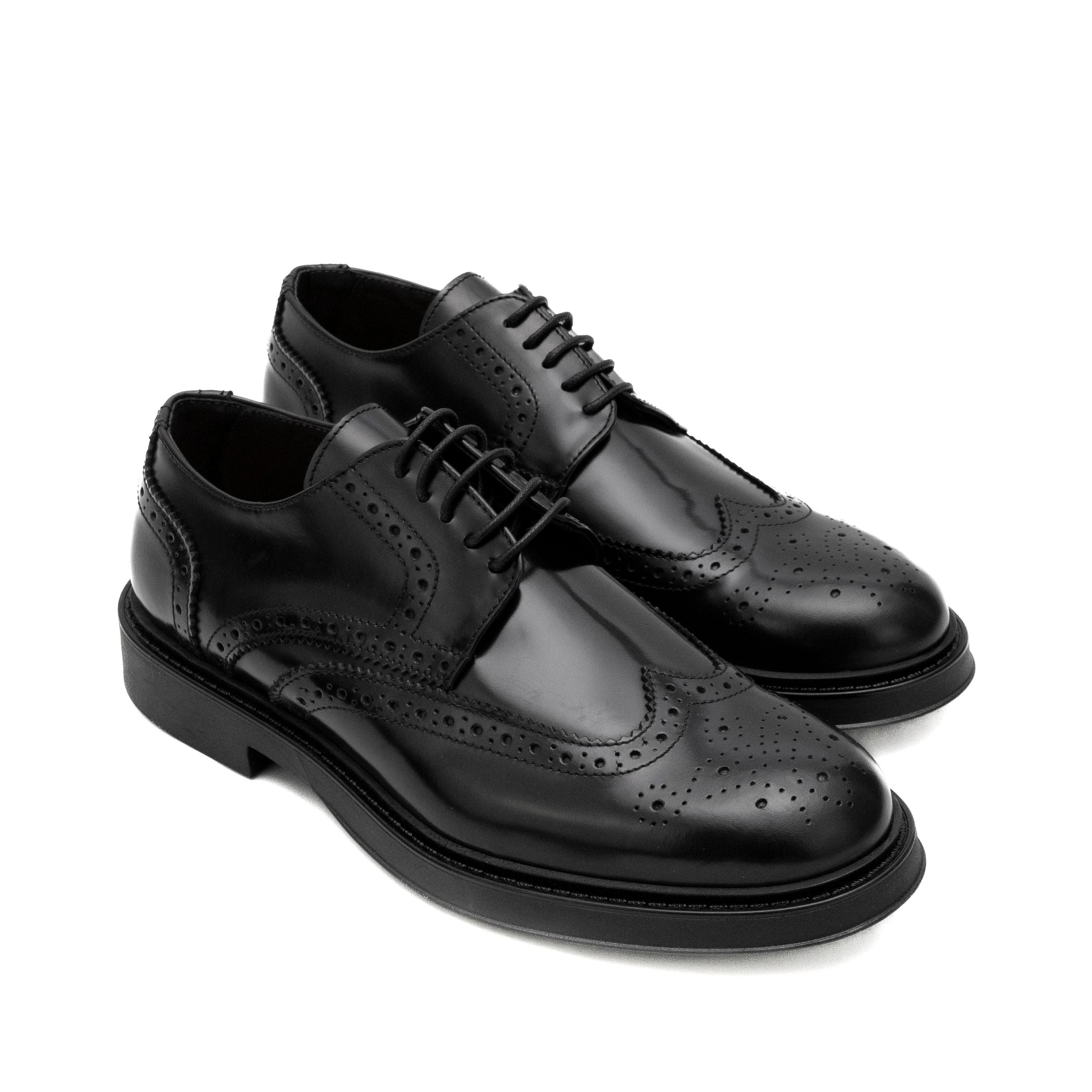 EXTON Stringate uomo PELLE ABRASIVATA 271 - Musto Calzature srl