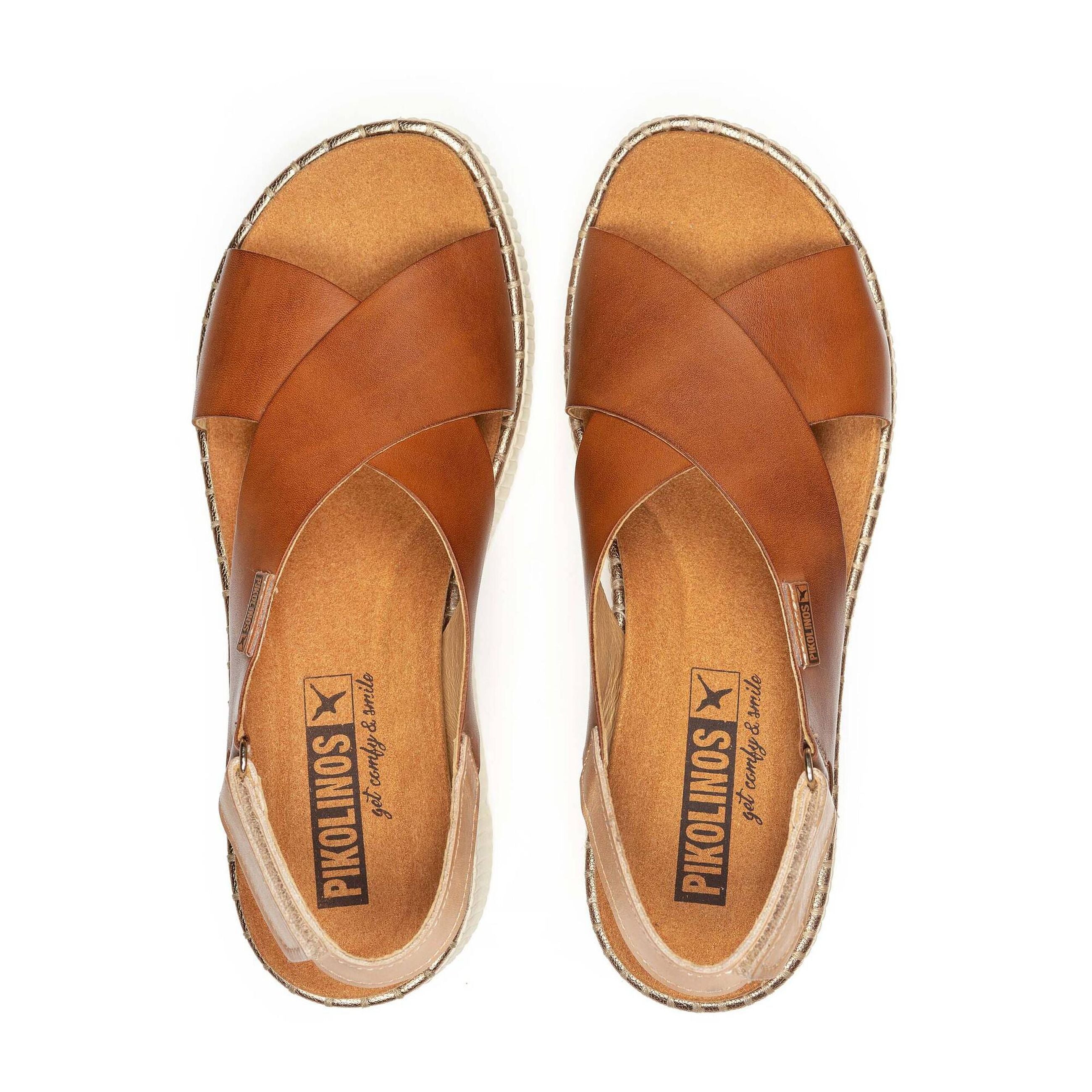 Pikolinos sandali donna con zeppa in pelle GOMERA - Musto Calzature srl