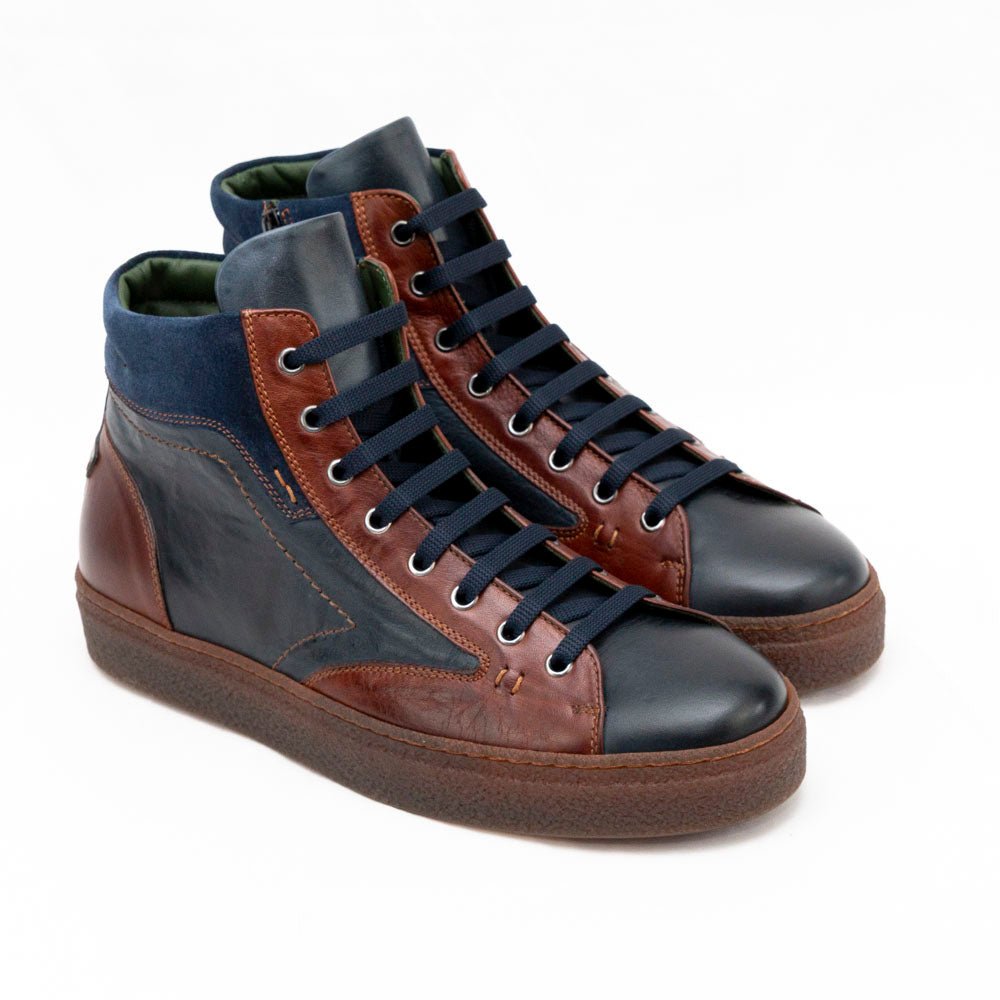 GALIZIO TORRESI Sneakers uomo pelle+camoscio 324048 - Musto Calzature srl
