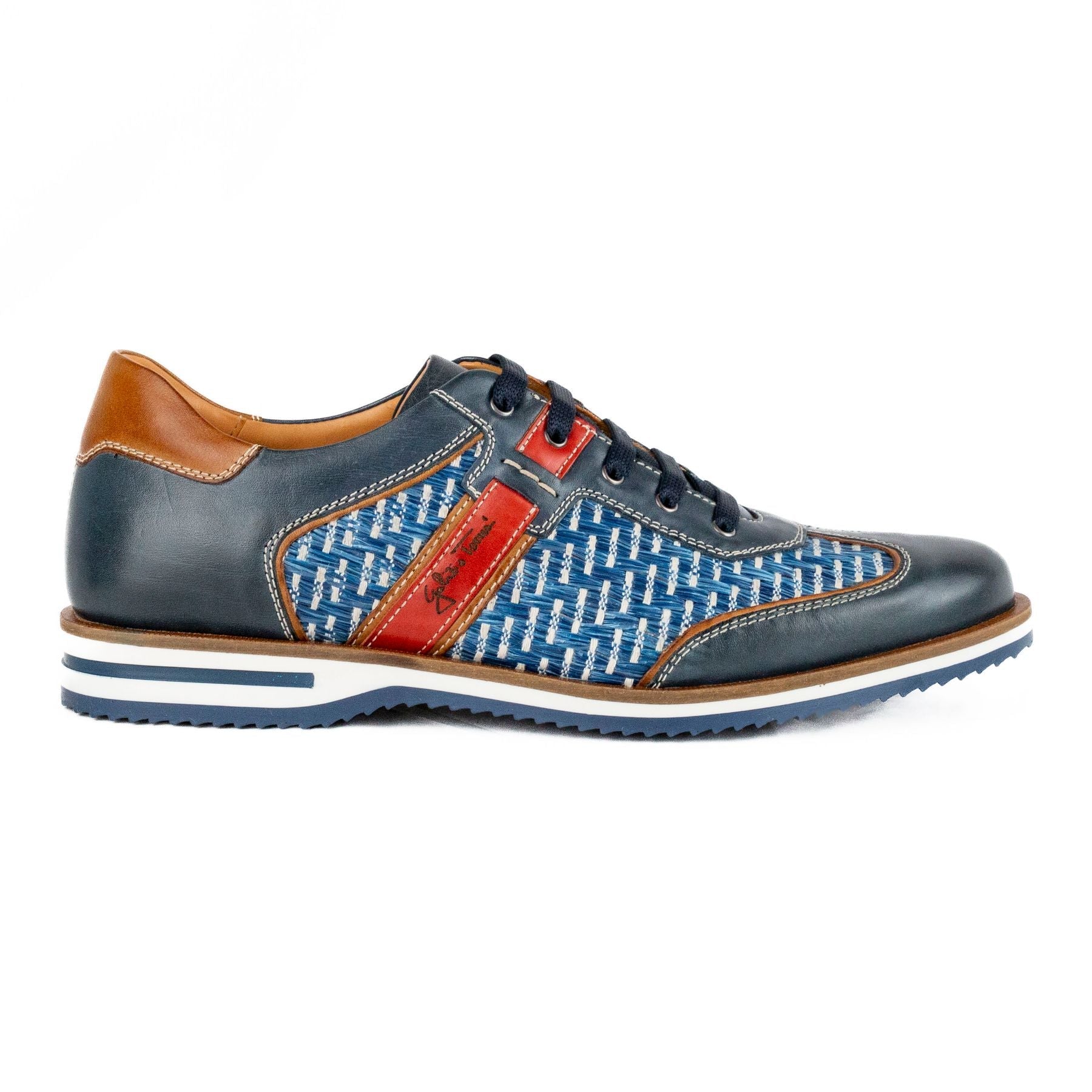 GALIZIO TORRESI Sneakers uomo pelle+rafia 310530 - Musto Calzature srl