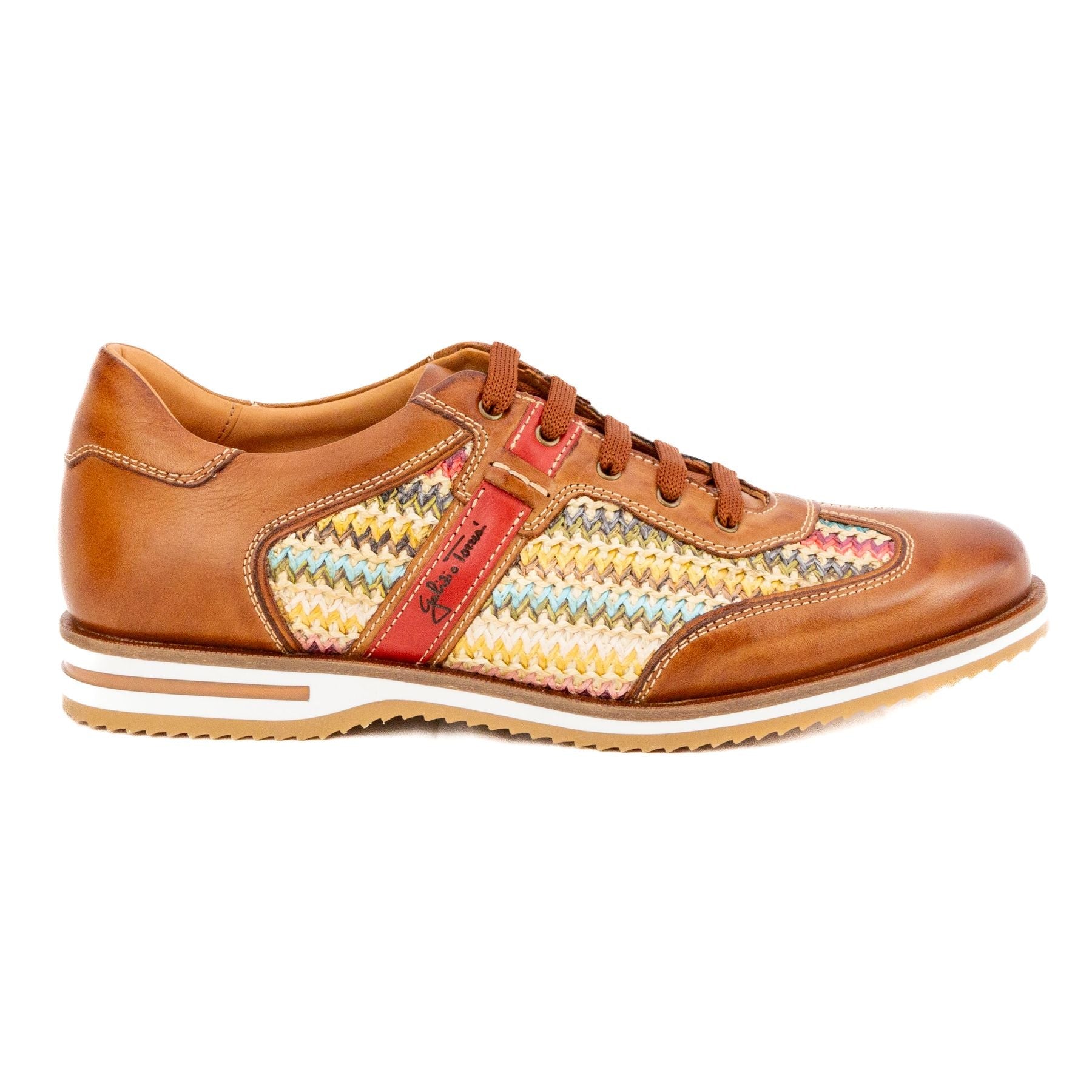 GALIZIO TORRESI Sneakers uomo pelle+rafia 310530 - Musto Calzature srl