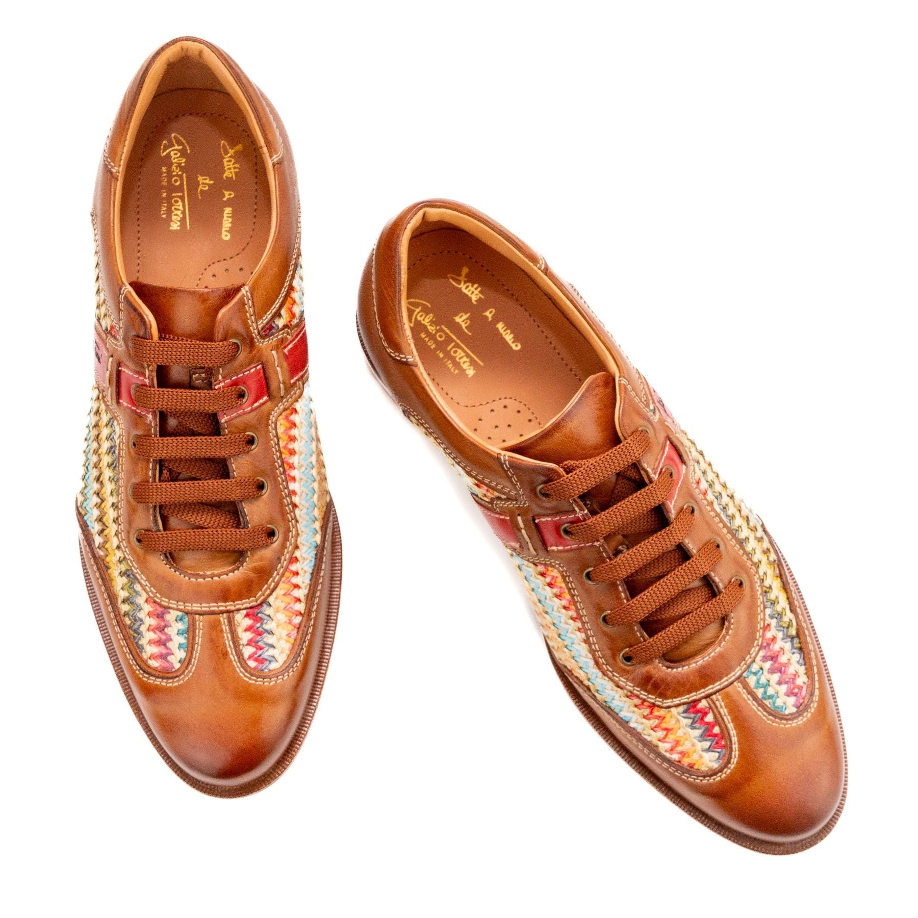 GALIZIO TORRESI Sneakers uomo pelle+rafia 310530 - Musto Calzature srl