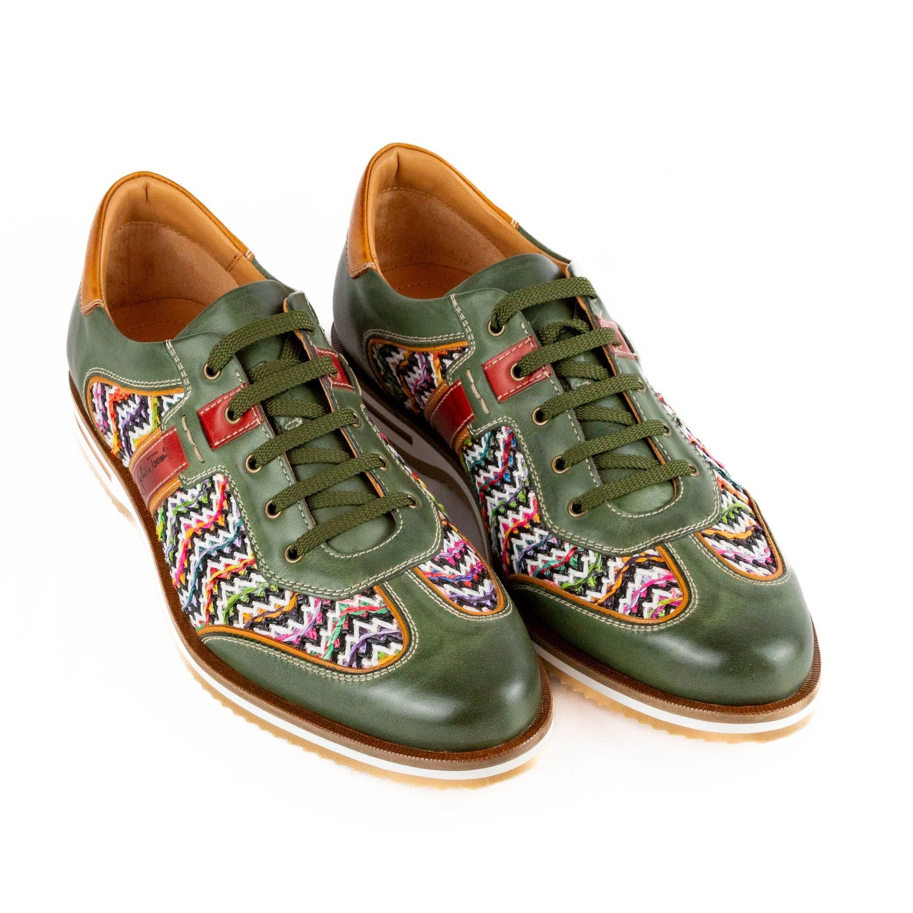 GALIZIO TORRESI Sneakers uomo pelle+rafia 310530 - Musto Calzature srl