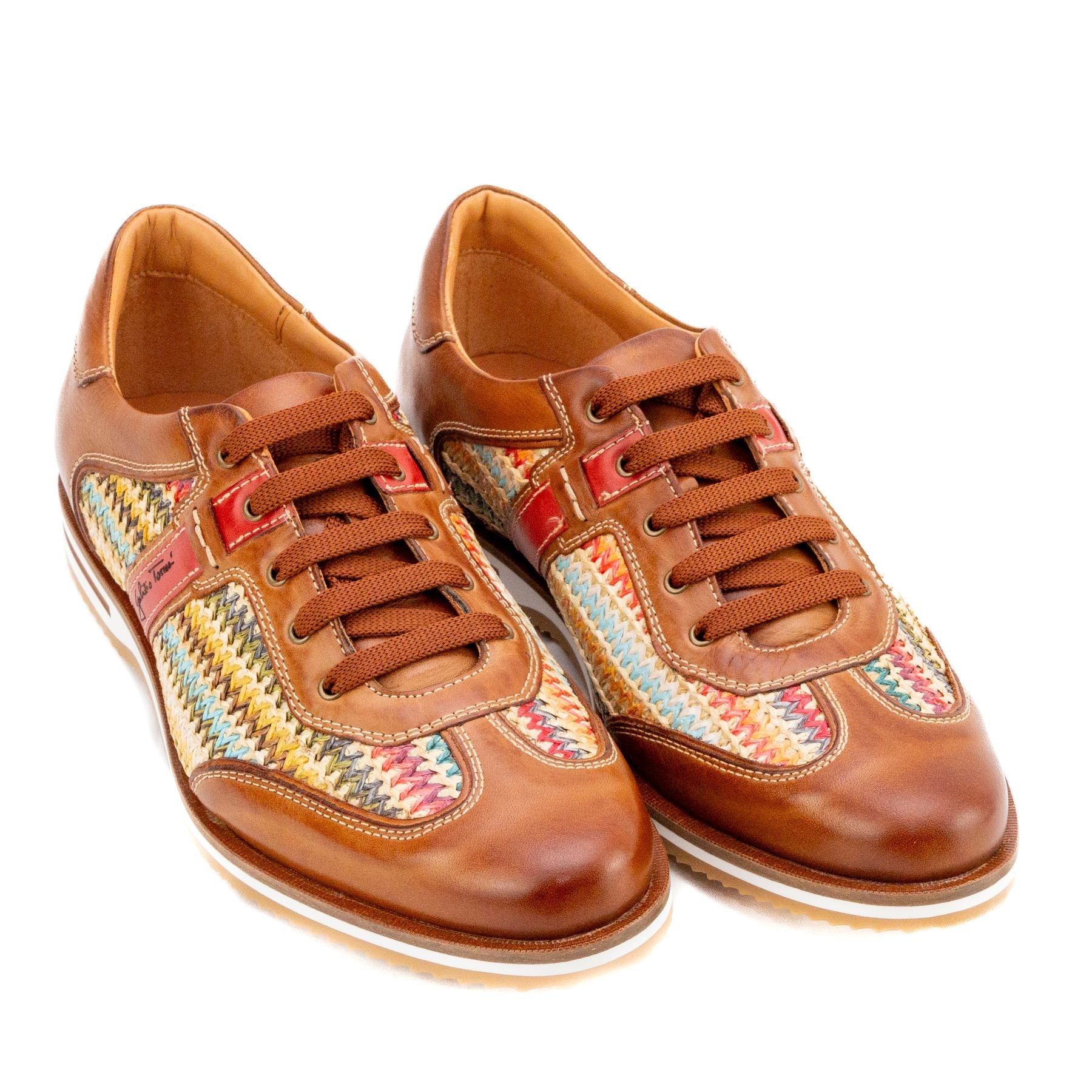 GALIZIO TORRESI Sneakers uomo pelle+rafia 310530 - Musto Calzature srl