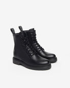 NeroGiardini Anfibi da donna in pelle con pelo - Musto Calzature srl