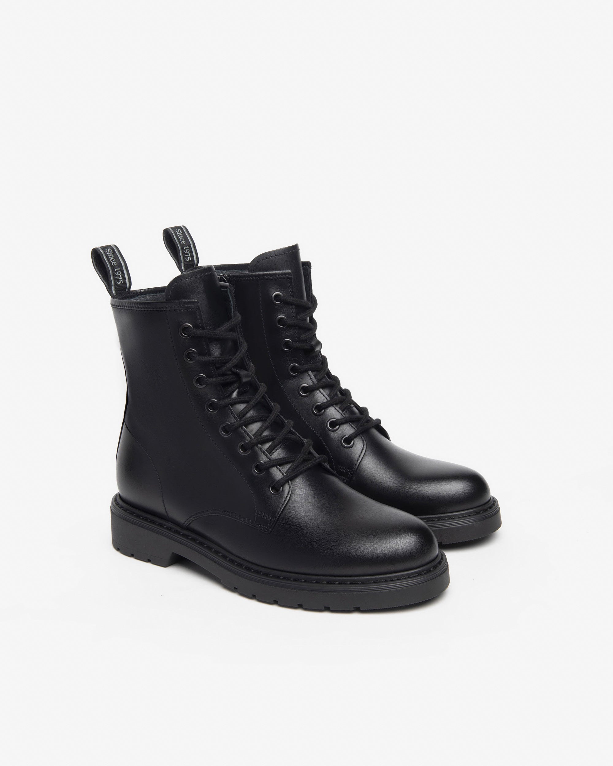 NeroGiardini Anfibi da donna in pelle con pelo - Musto Calzature srl