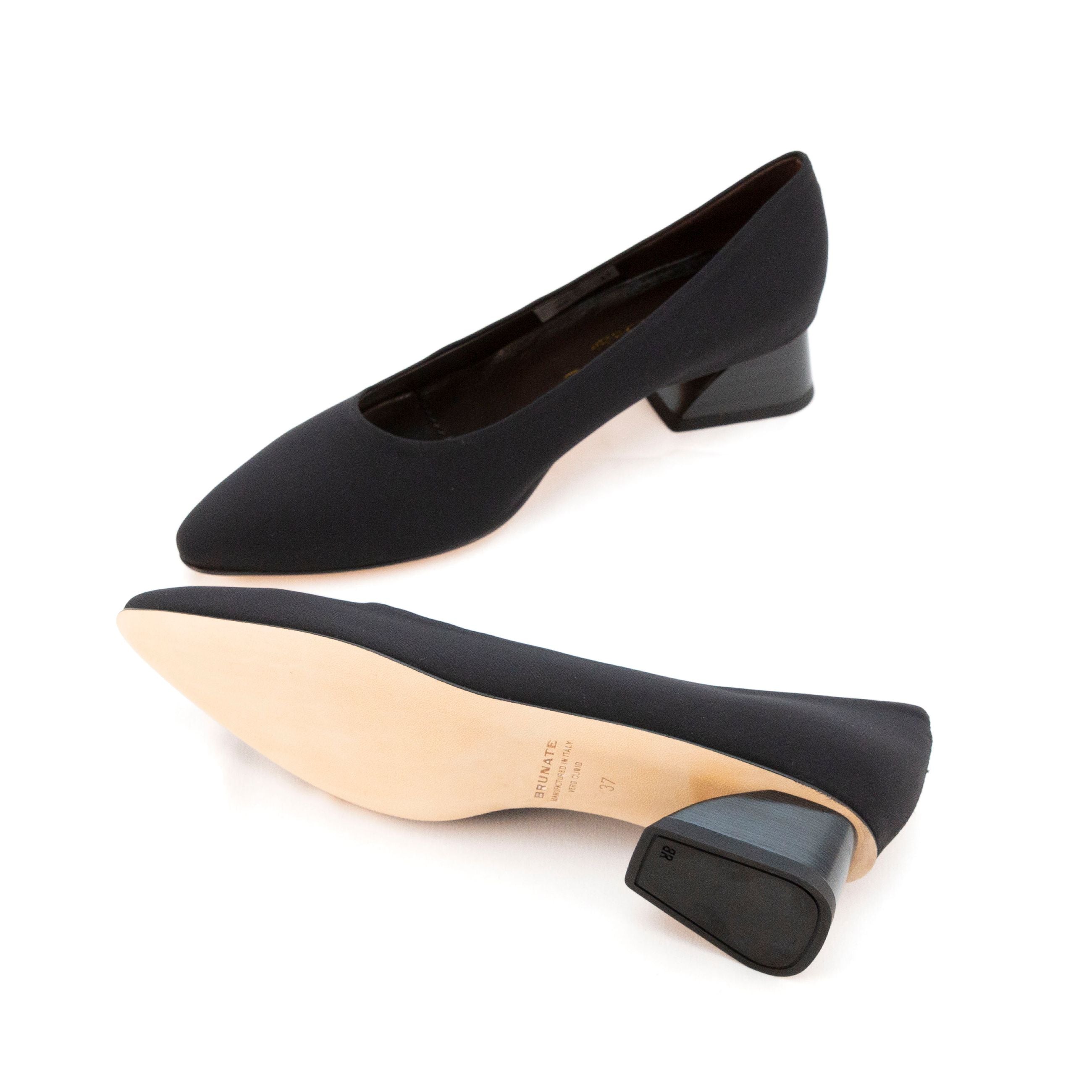 BRUNATE Decolletè tacco basso TESSUTO 32309 - Musto Calzature srl