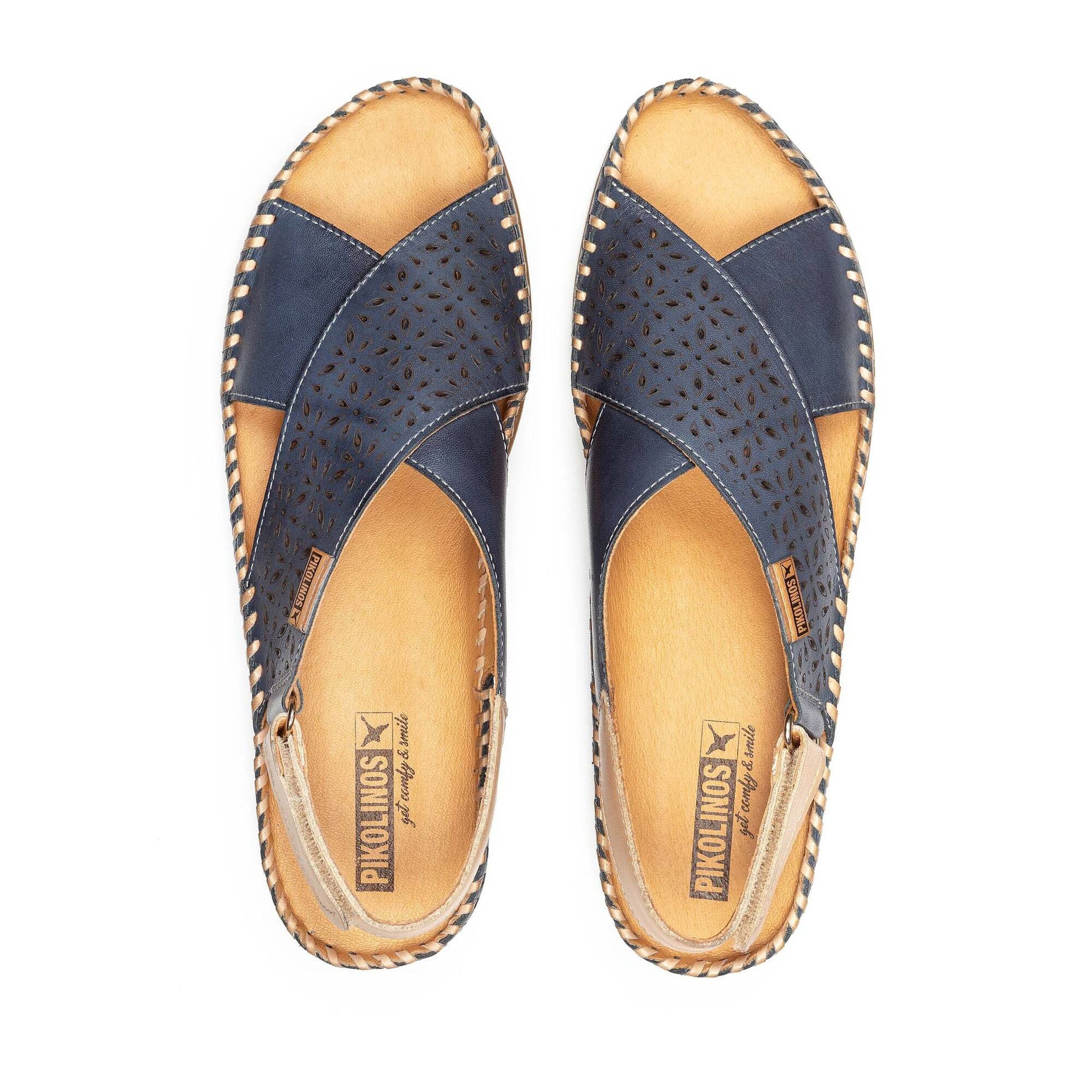 Pikolinos sandali donna con zeppa in pelle CADAQUES - Musto Calzature srl