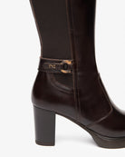 NeroGiardini stivali donna in pelle con tacco - Musto Calzature srl