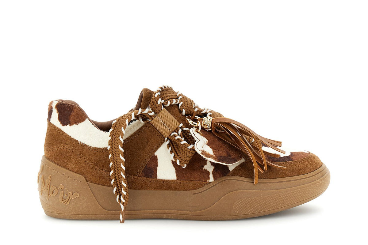 CAFE NOIR Sneakers camoscio e cavallino C1DA6028 - Musto Calzature srl