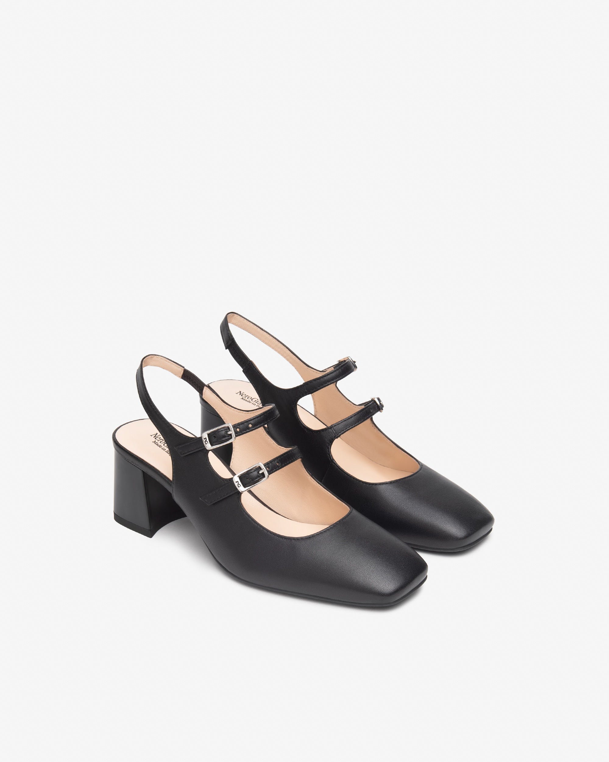 NeroGiardini décolleté Mary Jane in pelle - Musto Calzature srl