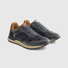 AMBITIOUS Sneakers uomo pelle+camoscio+tess VINCE 13868T - Musto Calzature srl