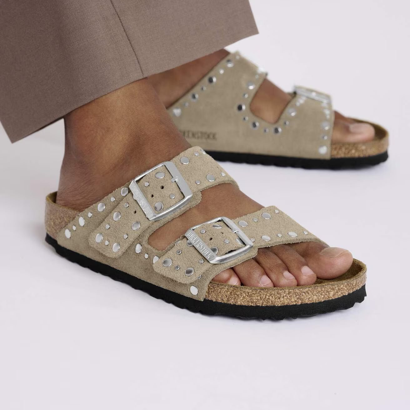 BIRKENSTOCK Sandali Camoscio ARIZONA RIVET 1029390 - Musto Calzature srl