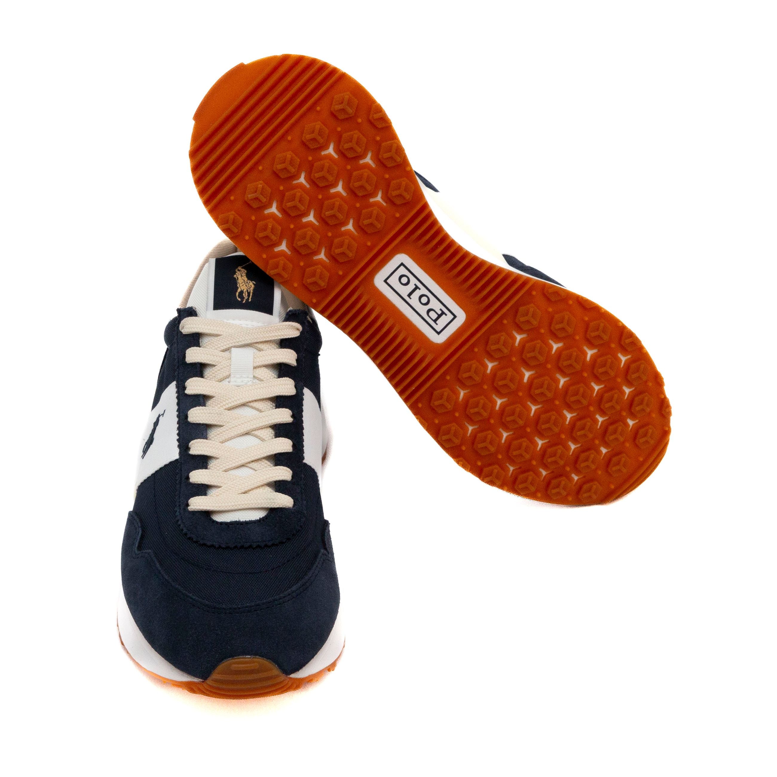 POLO RALPH LAUREN sneakers uomo in camoscio e tessuto - Musto Calzature srl