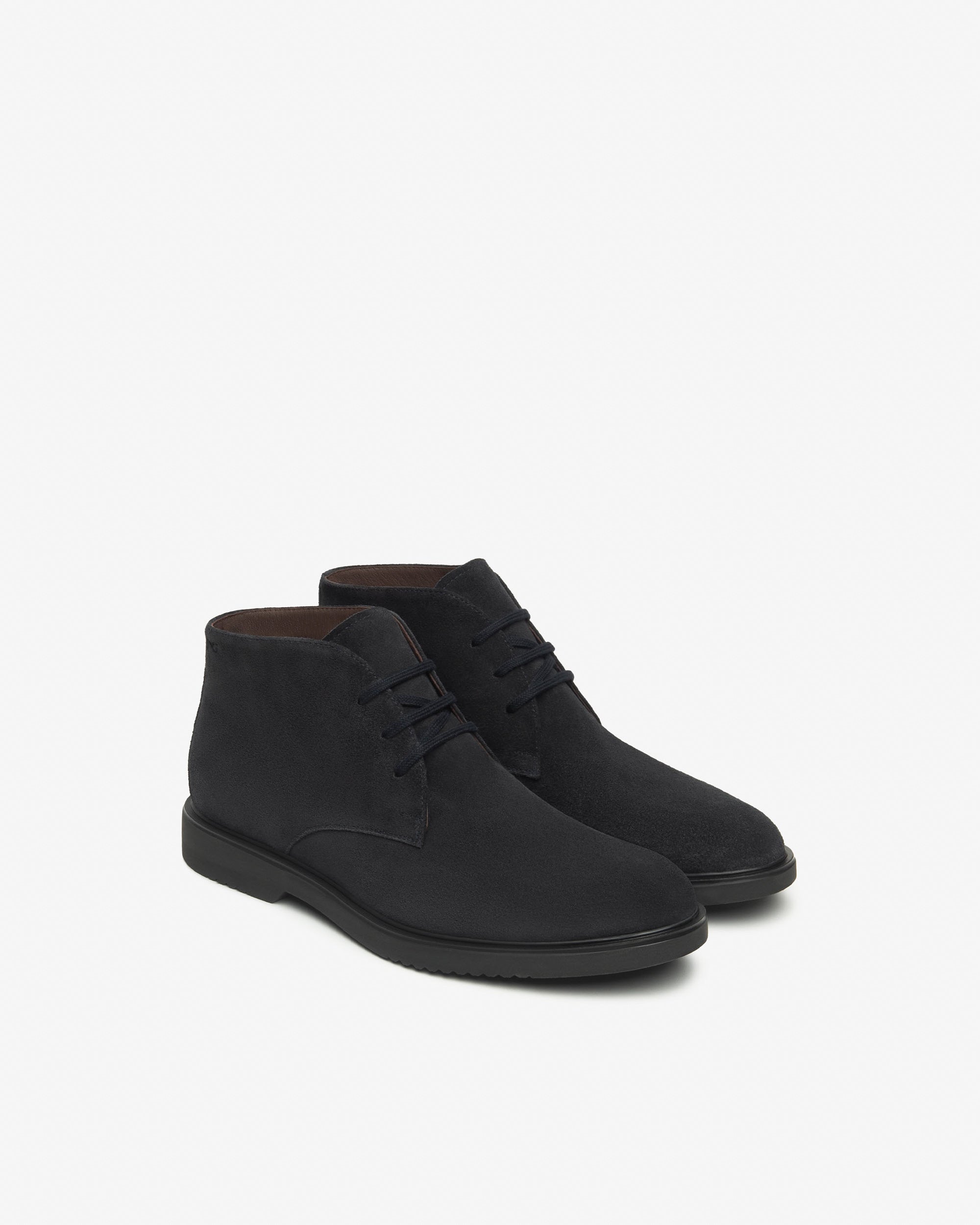 NeroGiardini polacchini da uomo in pelle scamosciata - Musto Calzature srl
