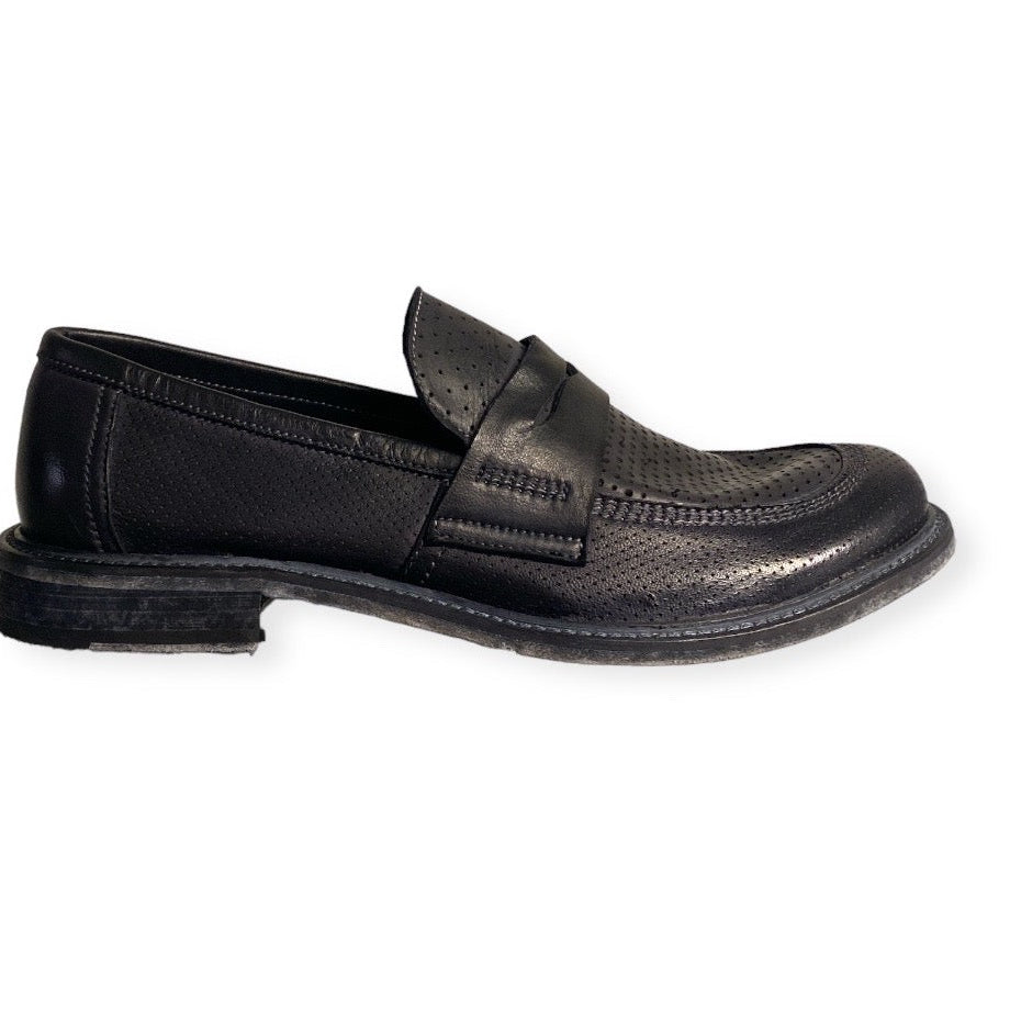 JP/DAVID Mocassini uomo PELLE FORATA 2580/220 - Musto Calzature srl