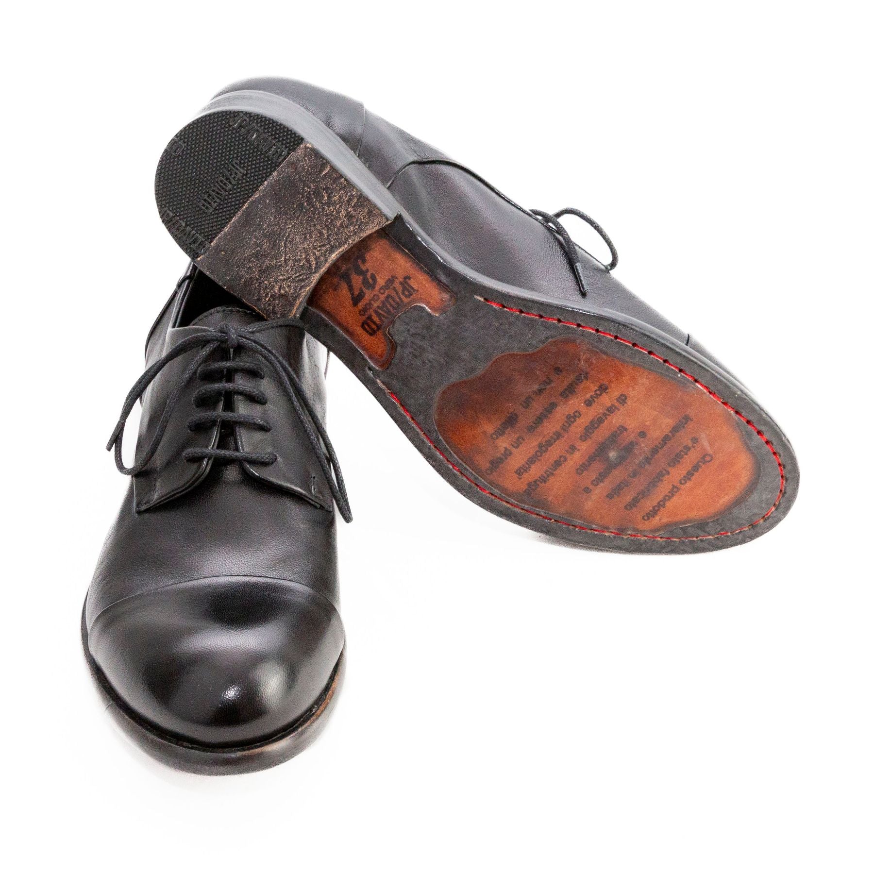 JP/DAVID Stringate donna Pelle nero 35773/7 - Musto Calzature srl