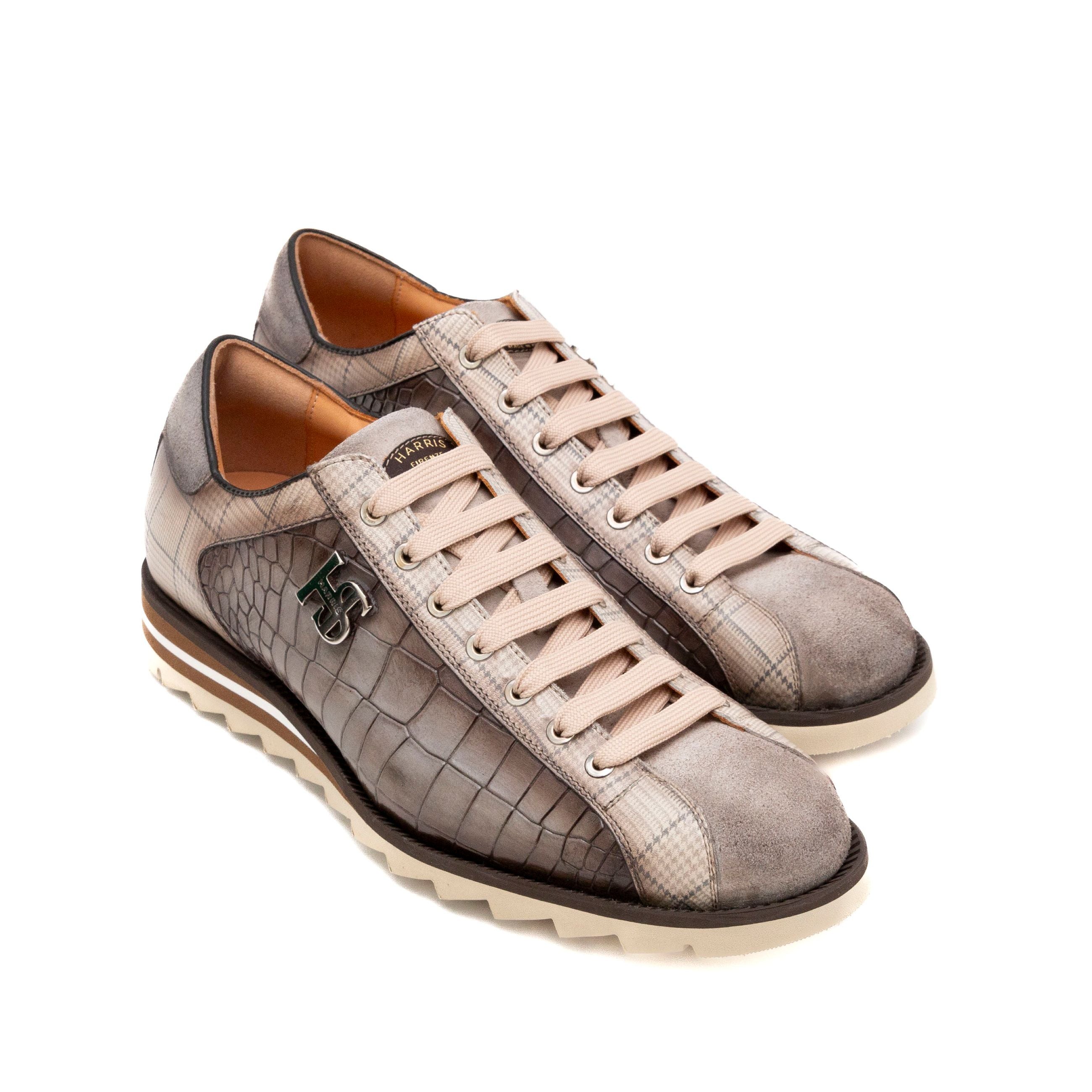 HARRIS Sneakers uomo pelle+camoscio 2817/25 tweed - Musto Calzature srl