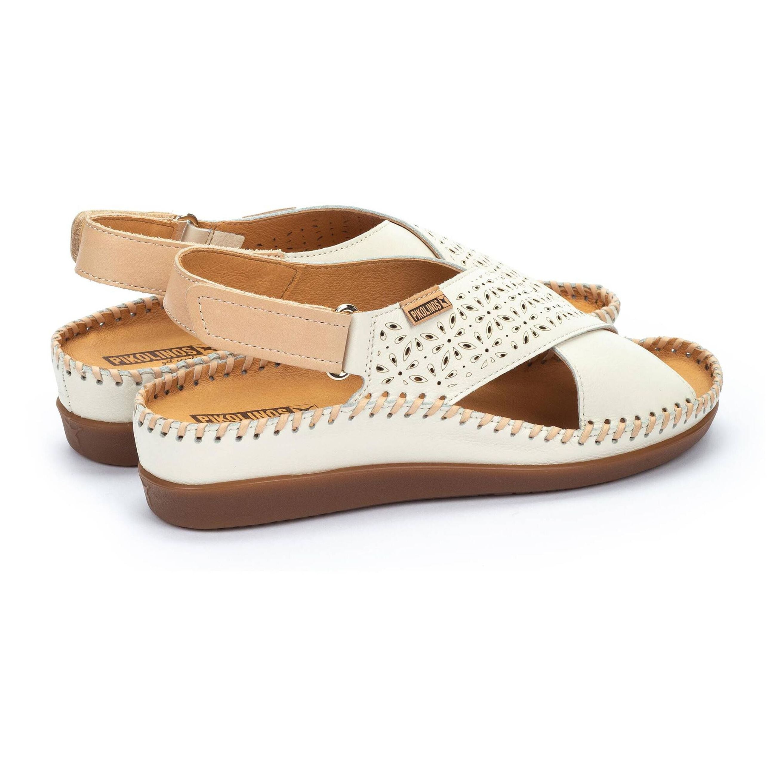 Pikolinos sandali donna con zeppa in pelle CADAQUES - Musto Calzature srl