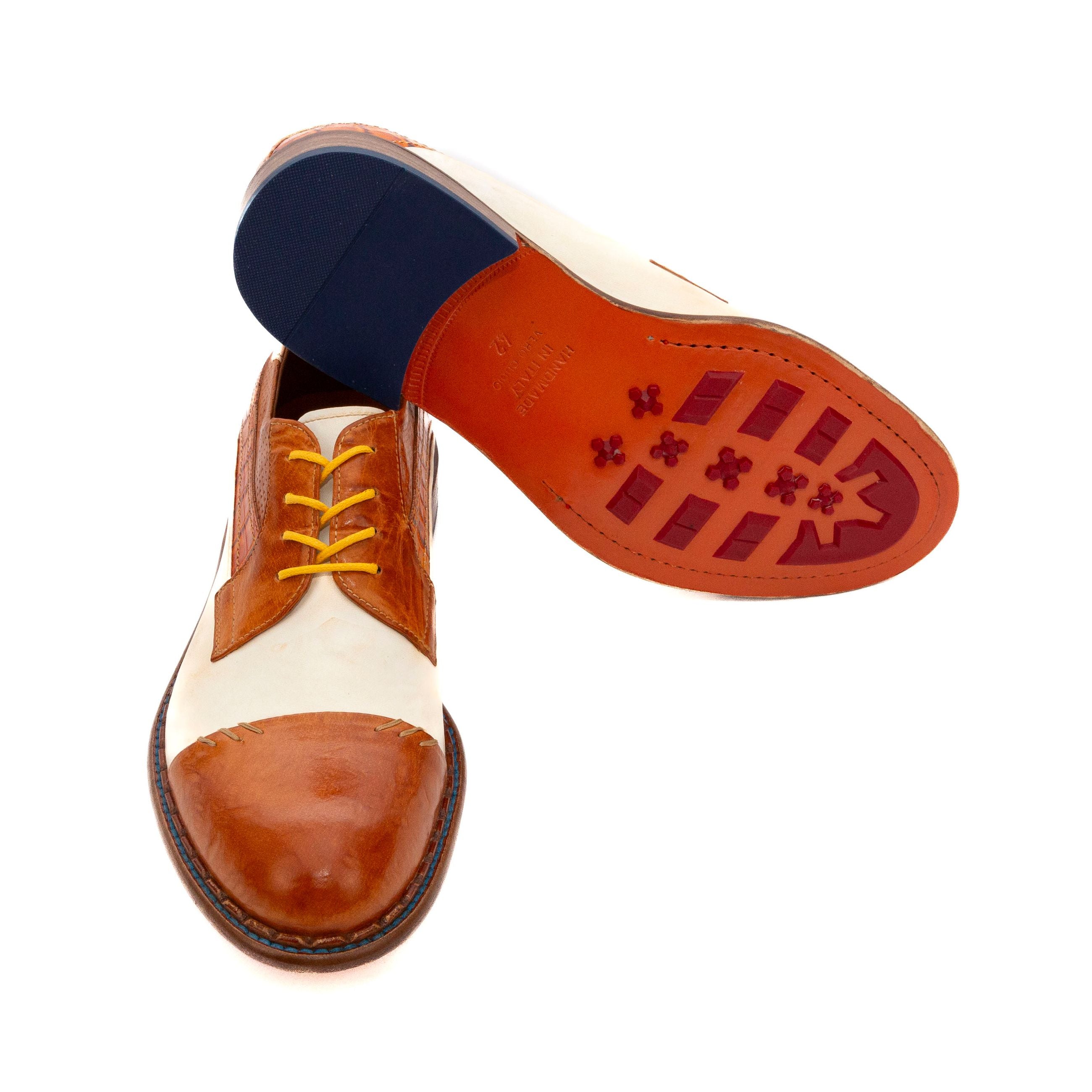 LORENZI Stringate uomo PELLE ANTICATA 16751 - Musto Calzature srl