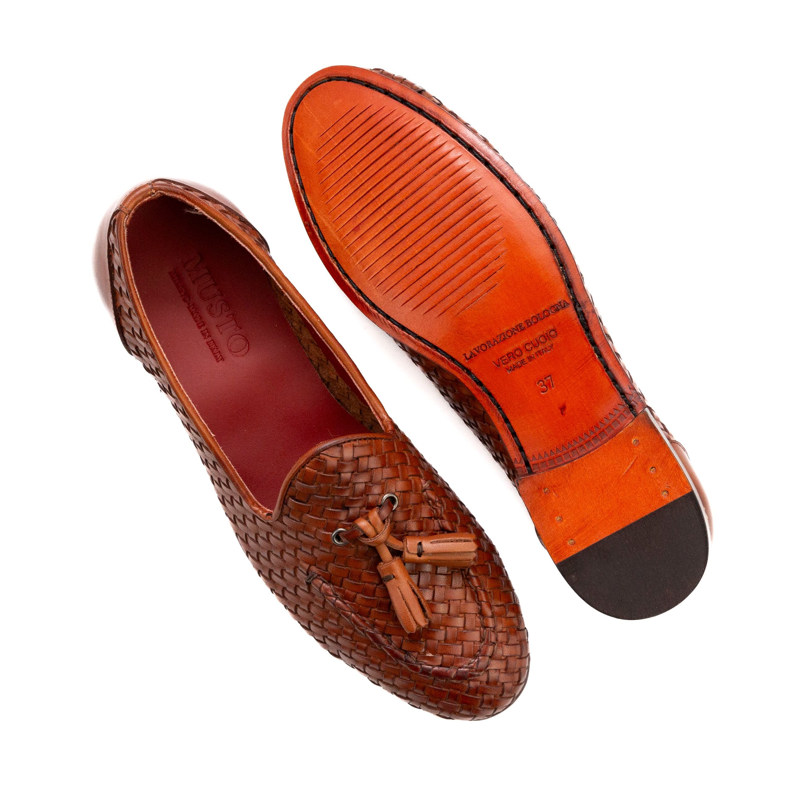 MUSTO Mocassini PELLE INTRECCIATA POSILLIPO AC222 - Musto Calzature srl
