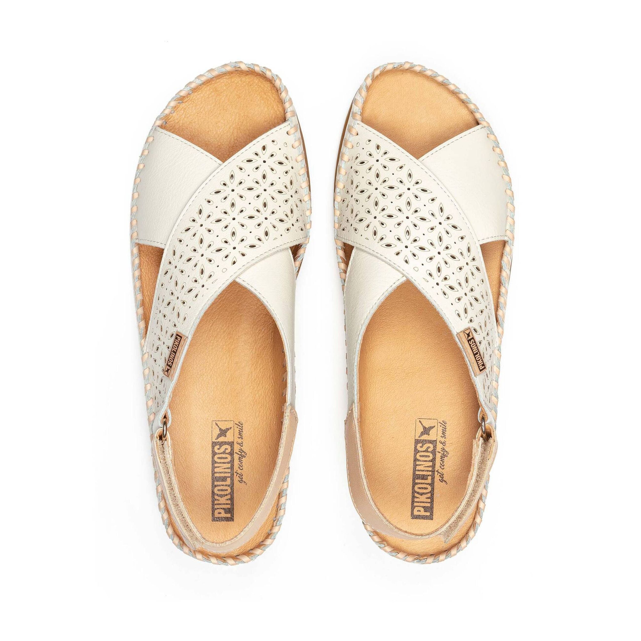 Pikolinos sandali donna con zeppa in pelle CADAQUES - Musto Calzature srl