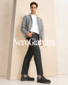 NeroGiardini Stivaletti chelsea da uomo in camoscio - Musto Calzature srl