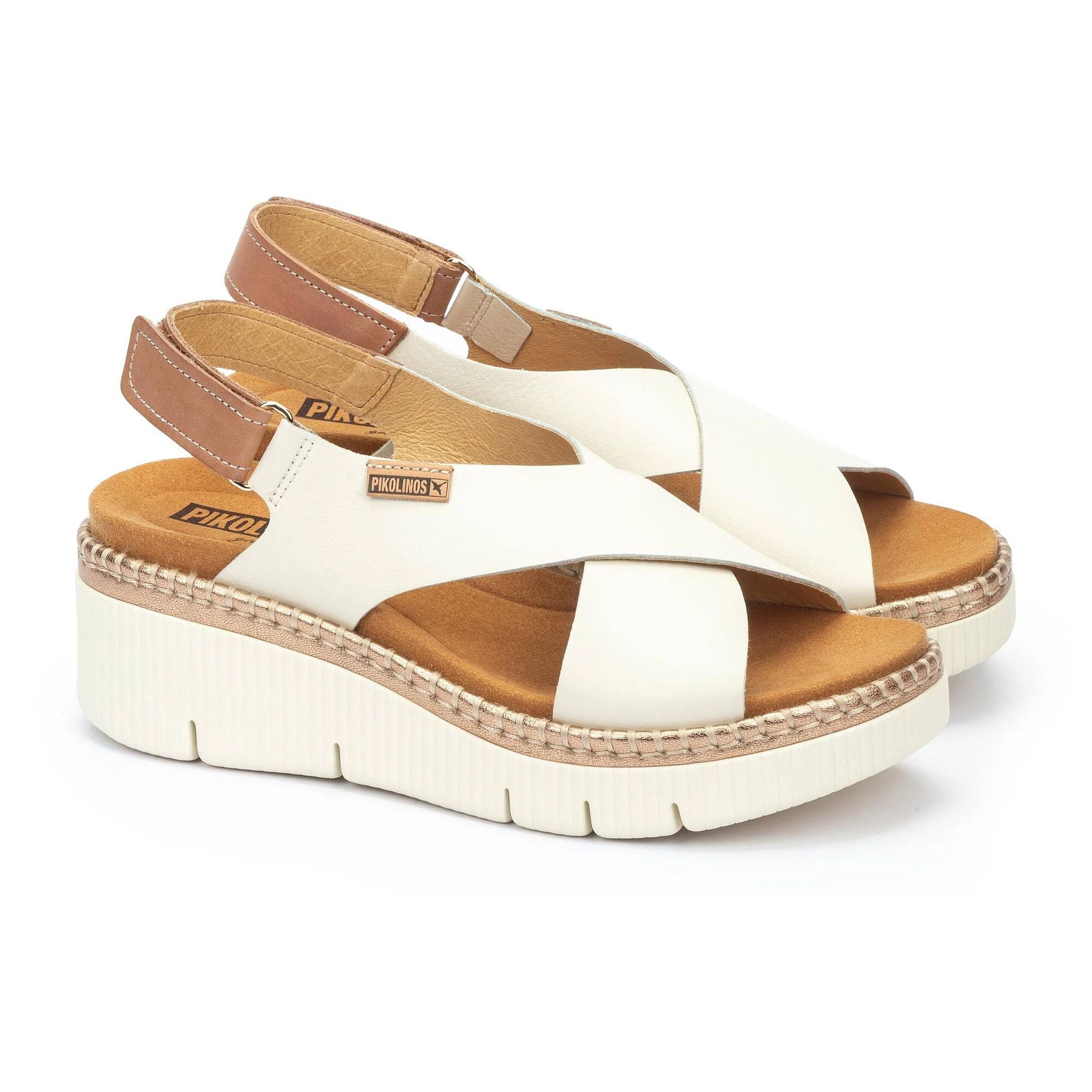 Pikolinos sandali donna con zeppa in pelle GOMERA - Musto Calzature srl