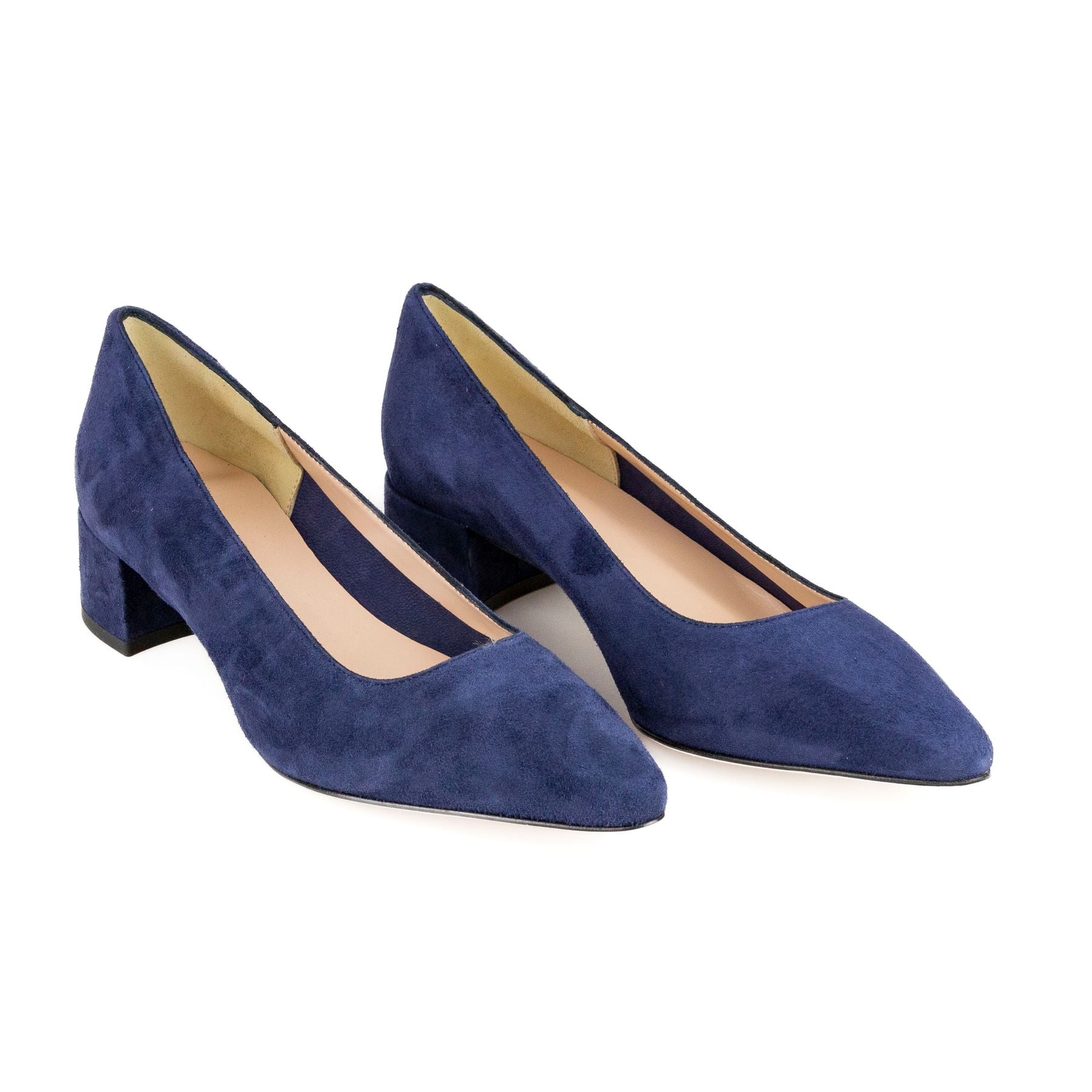 MUSTO Decolletè tacco basso Camoscio LEDA E522 - SF - Musto Calzature srl