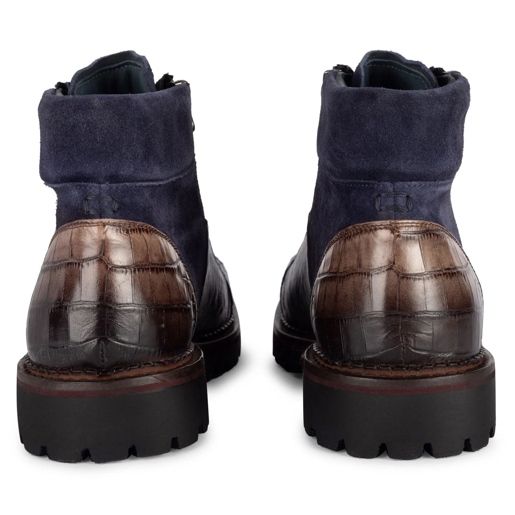 LORENZI Anfibi uomo pelle+camoscio CROSET 13545 - Musto Calzature srl