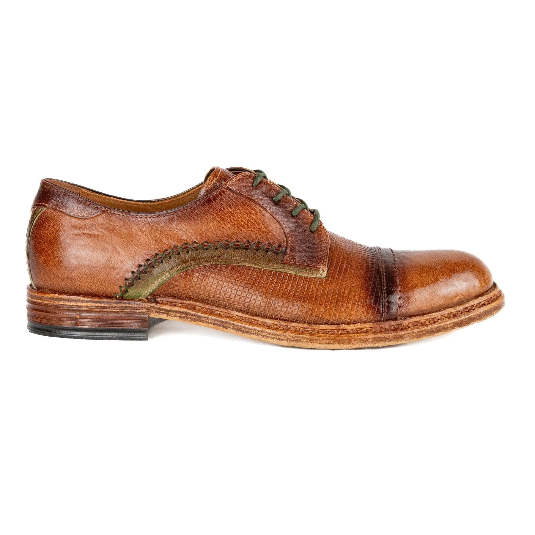 LORENZI Stringate uomo PELLE ANTICATA 15875 - Musto Calzature srl