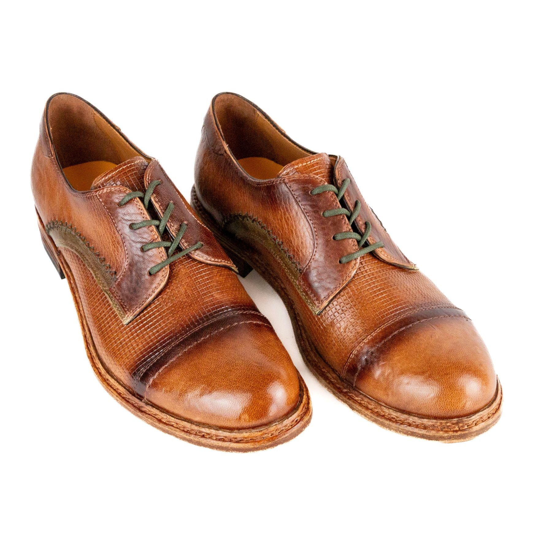 LORENZI Stringate uomo PELLE ANTICATA 15875 - Musto Calzature srl