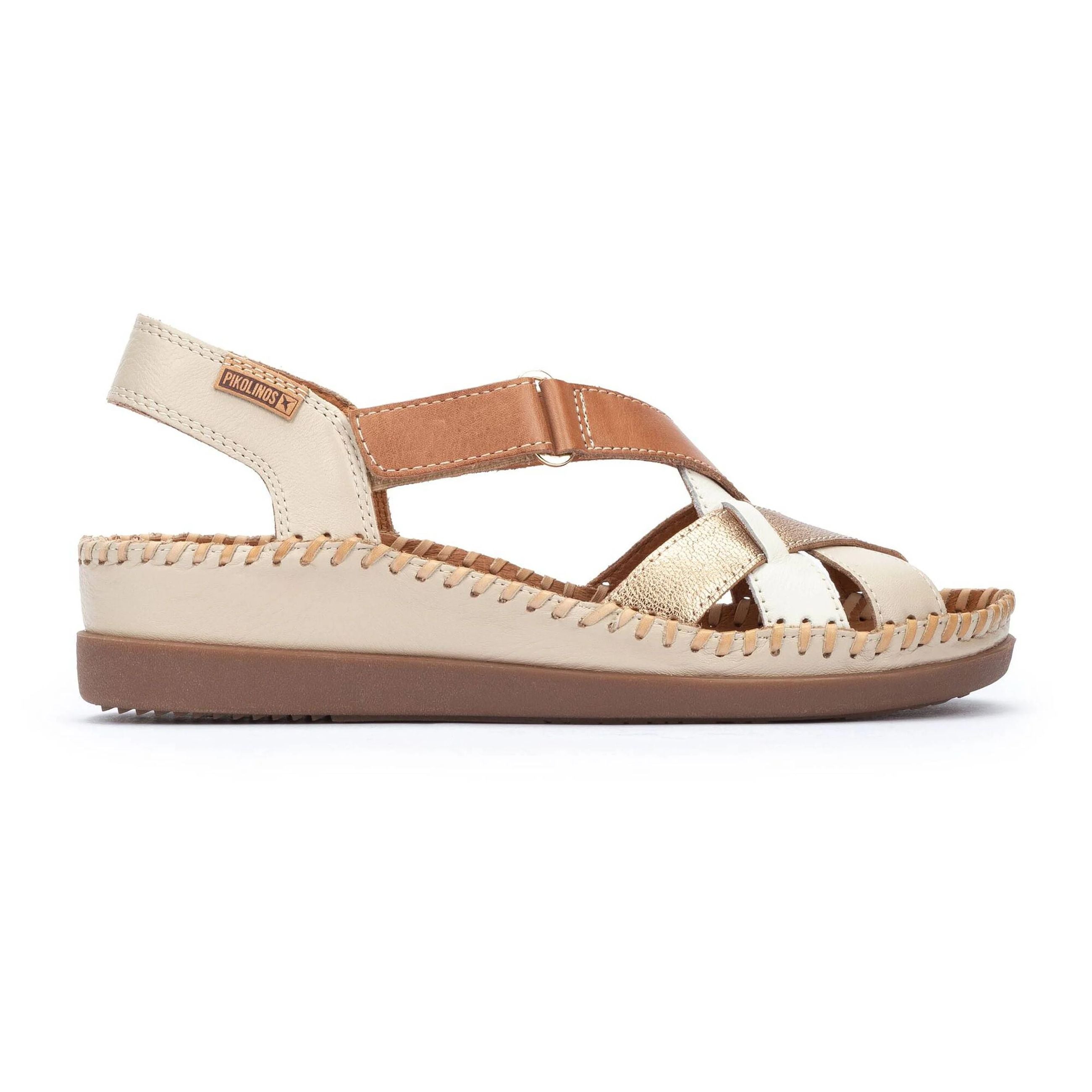 Pikolinos sandali donna con zeppa in pelle CADAQUES - Musto Calzature srl