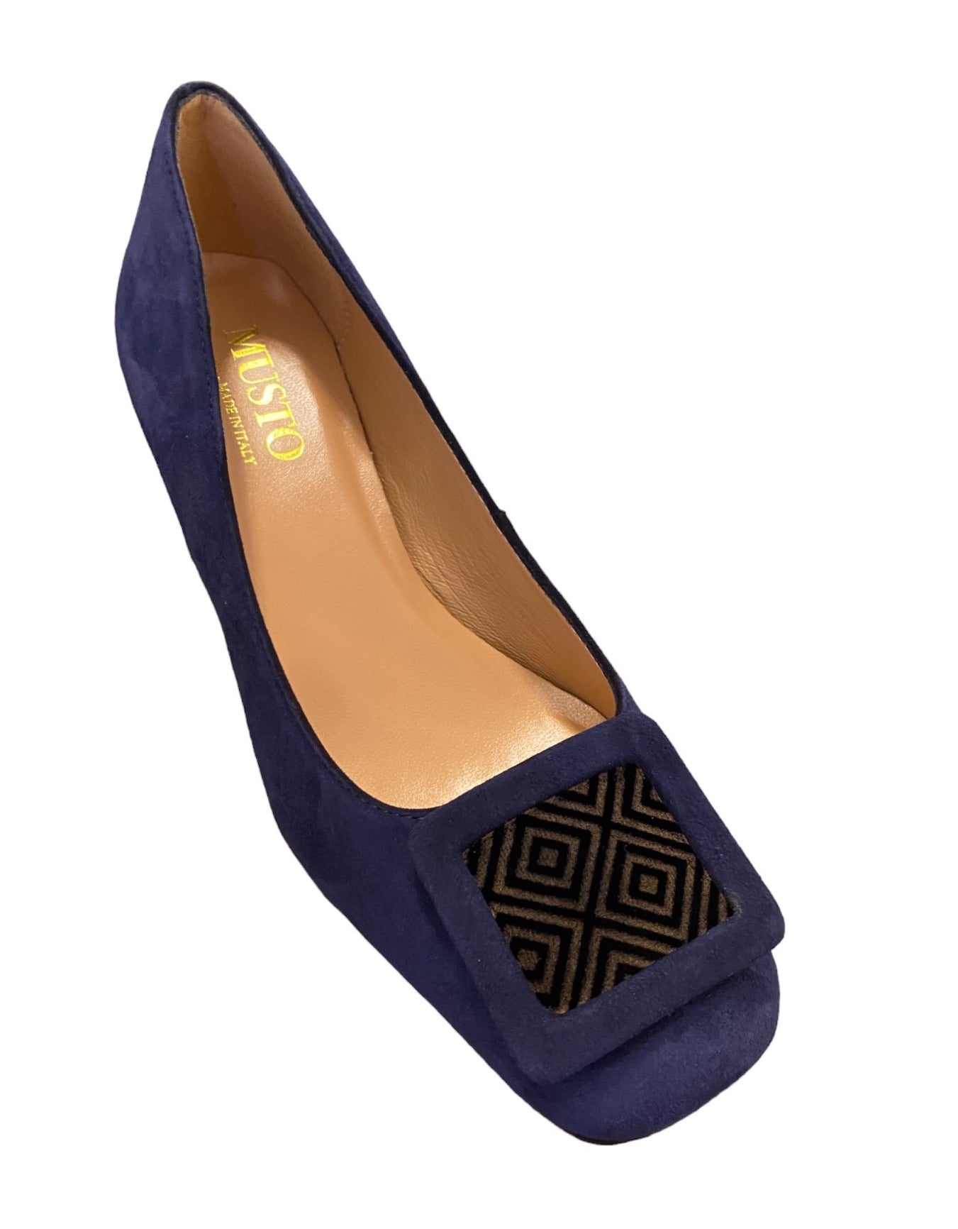 MUSTO Decolletè tacco basso Camoscio ADA A2407 - 716 - M cam - Musto Calzature srl