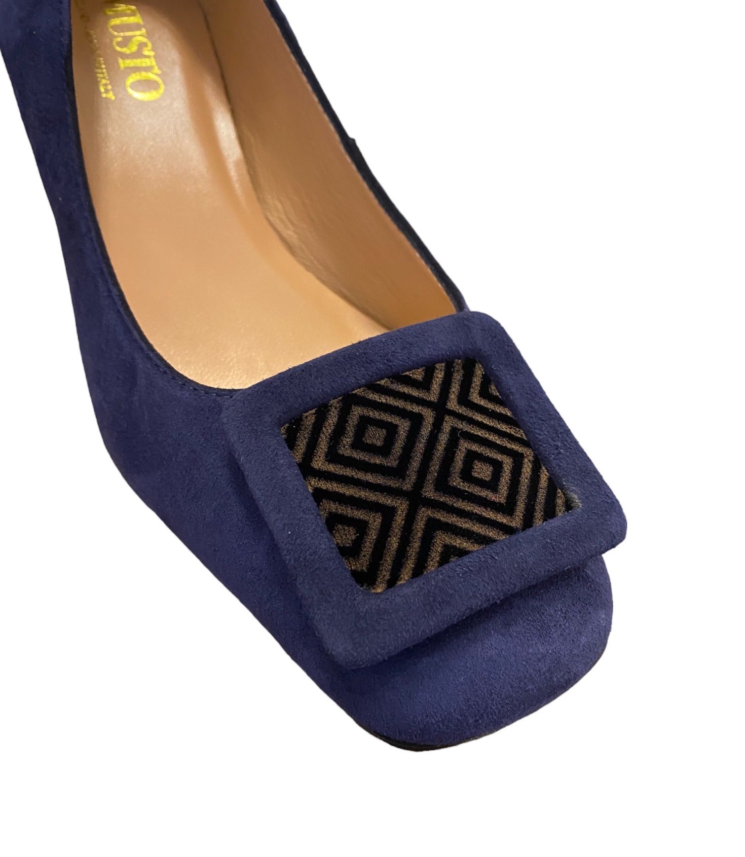 MUSTO Decolletè tacco basso Camoscio ADA A2407 - 716 - M cam - Musto Calzature srl