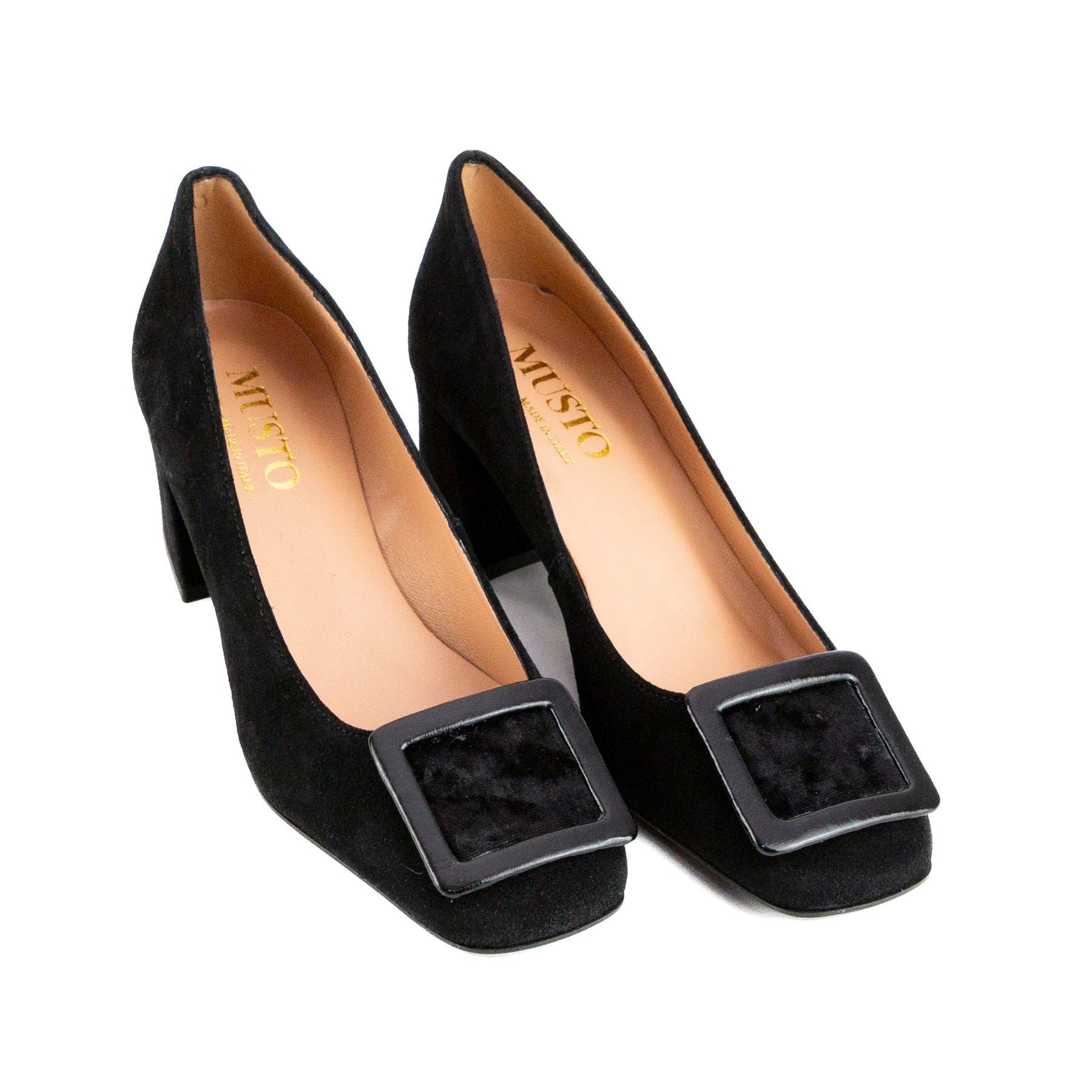 MUSTO Decolletè tacco basso Camoscio ADA A2407 - 716 - M cam - Musto Calzature srl