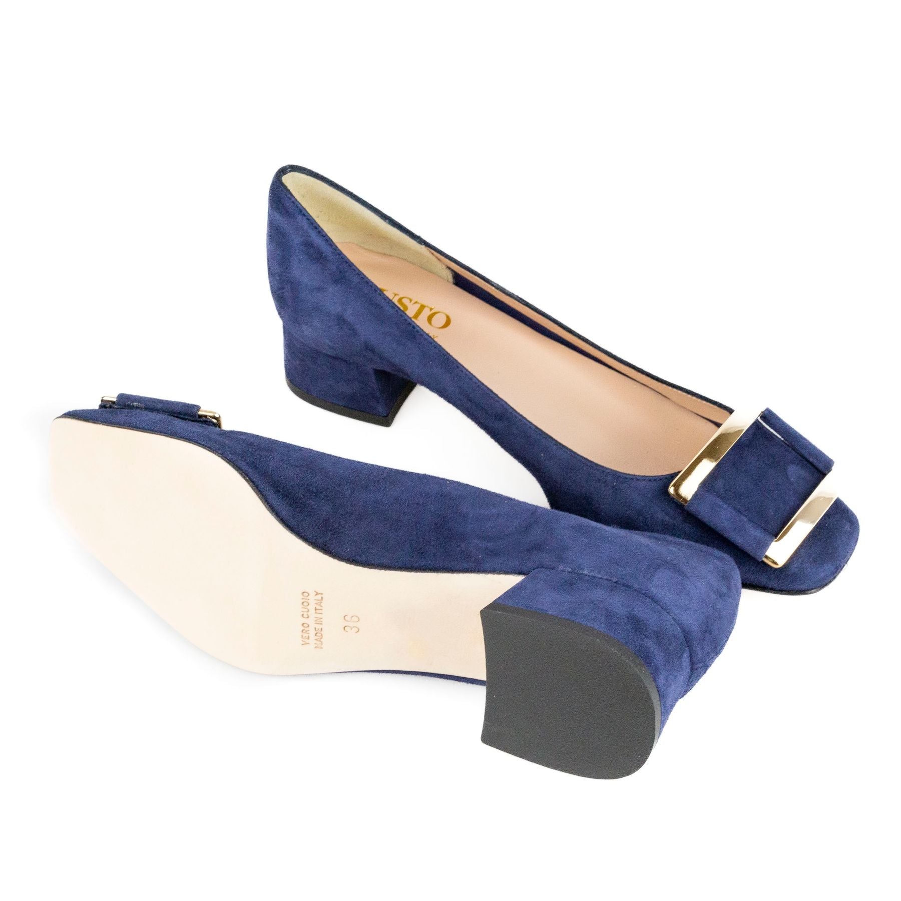 MUSTO Decolletè tacco basso Camoscio ALDA A611 - SF - 31 - Musto Calzature srl