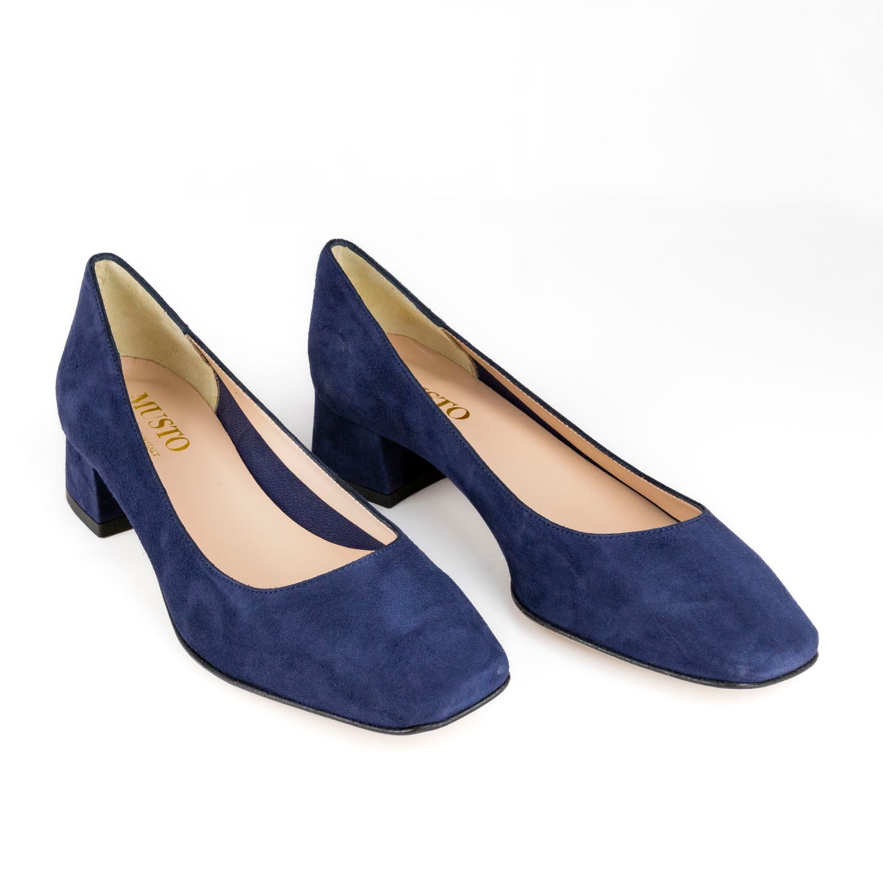 MUSTO Decolletè tacco basso Camoscio GAIA A611 - SF - Musto Calzature srl