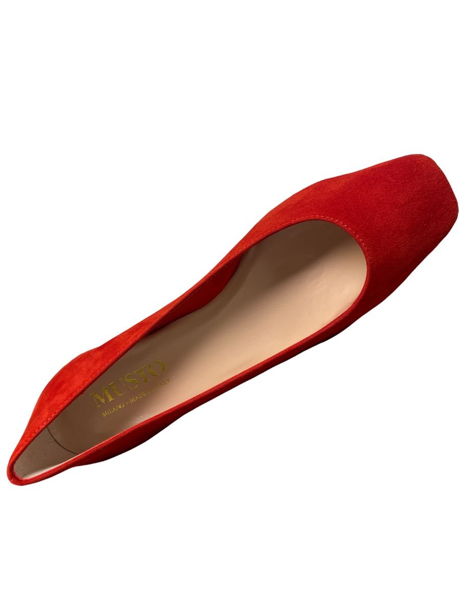 MUSTO Decolletè tacco basso Camoscio GAIA TA A611TA - SF - Musto Calzature srl