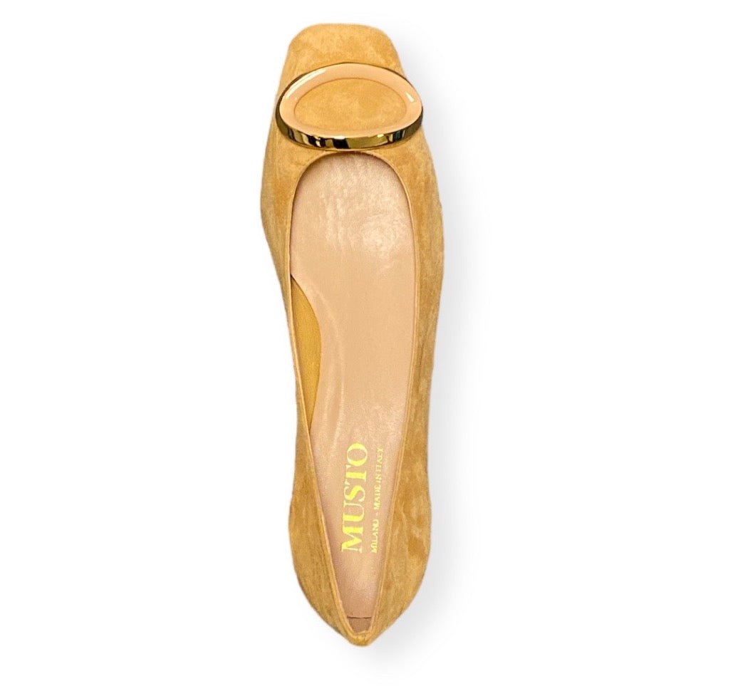 MUSTO Decolletè tacco basso Camoscio GILDA A611 - SF - 426 - Musto Calzature srl