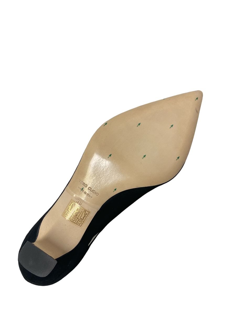 MUSTO Decolletè tacco basso Camoscio R4200 - SF - Musto Calzature srl