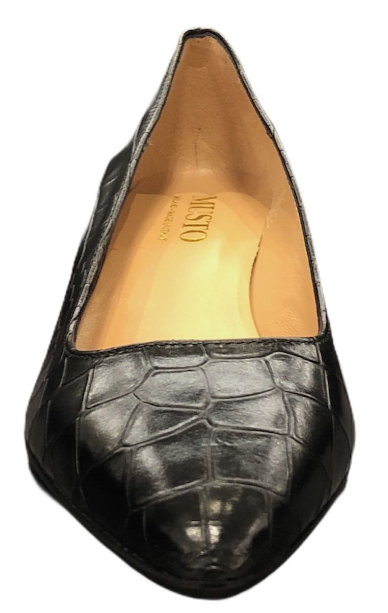 MUSTO Decolletè tacco basso COCCO STAMPATO LINA E522 - M - Musto Calzature srl