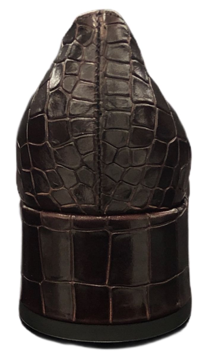 MUSTO Decolletè tacco basso COCCO STAMPATO LINA E522 - M - Musto Calzature srl