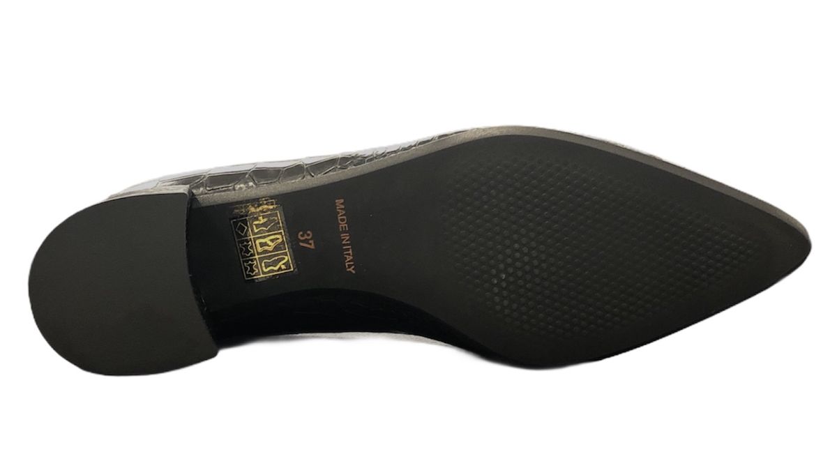 MUSTO Decolletè tacco basso COCCO STAMPATO LINA E522 - M - Musto Calzature srl